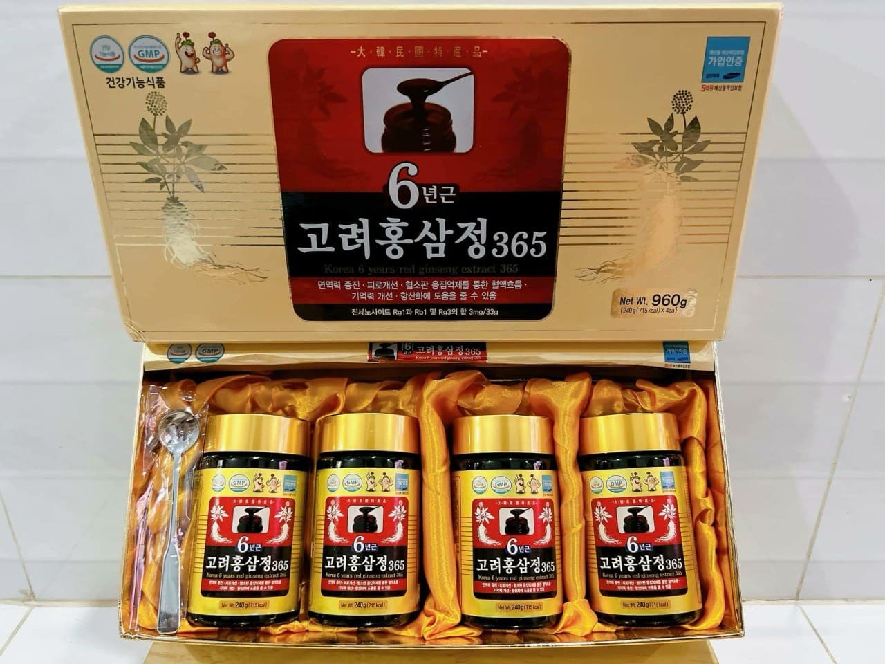 Cao hồng sâm 365 hộp 2 lọ / 4 lọ 240g – DAEHAN